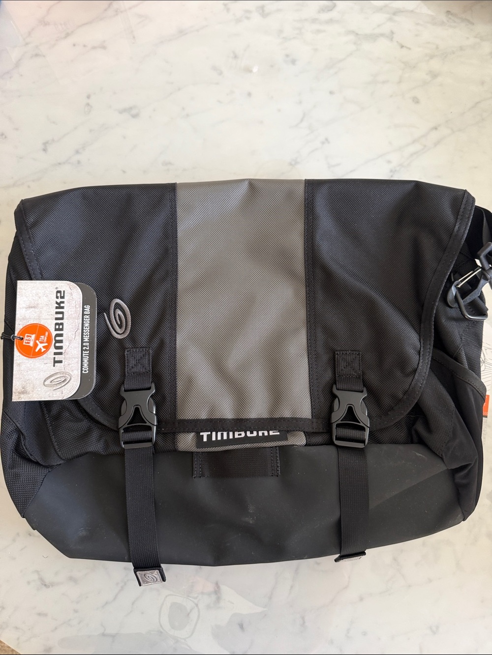 Timbuk2 Black and Gray Commuter Messenger Bag